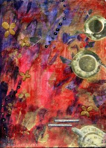 Papiertanz Herbstkaffee