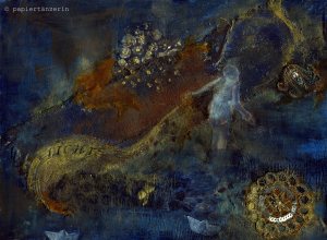 Papiertanz Lichtfischerin